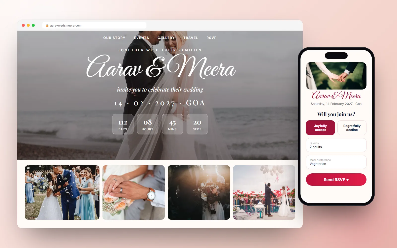 Aarav & Meera project screenshot