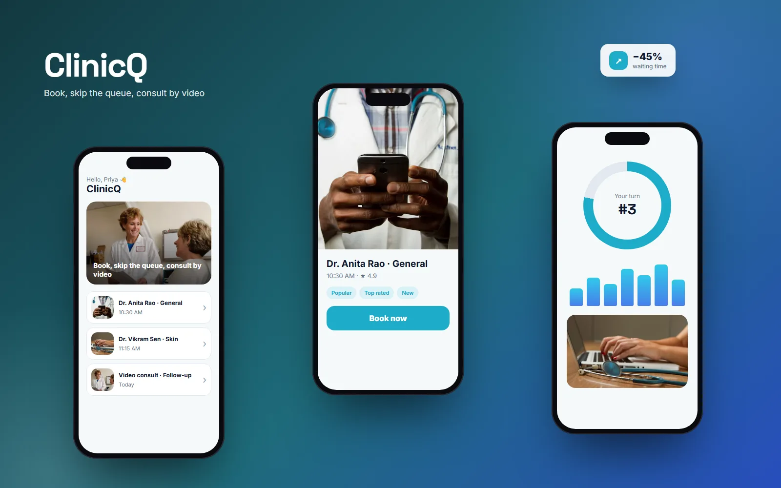 ClinicQ project screenshot
