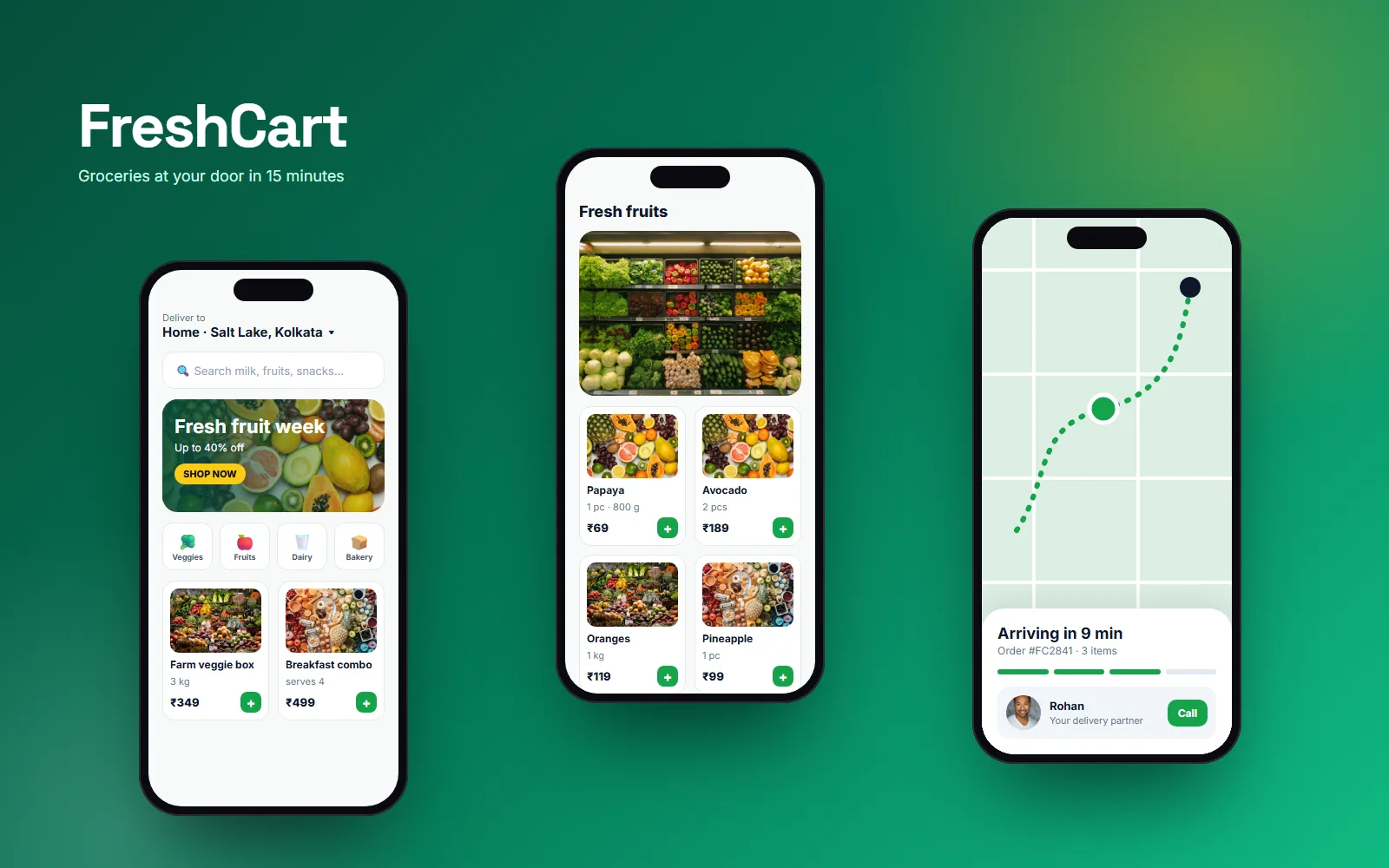 FreshCart project screenshot