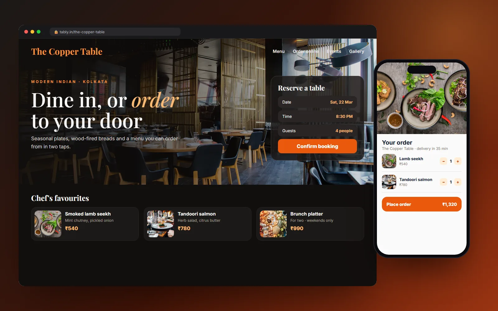 The Copper Table project screenshot